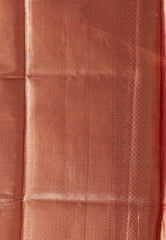 Rust Tissue Silk Saree with Blouse Piece