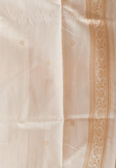 Golden Tissue Silk Saree with Blouse Piece