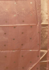 Pink Tissue Silk Saree With Blouse Piece