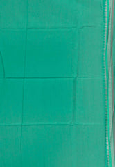 Sea Green Tussar Silk Saree with Blouse Piece - Adi Akshoy & Co.