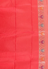 Beige Kanjivaram Silk Saree With Blouse Piece - Adi Akshoy & Co.