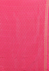 Rani with Zari work Khaddi  Georgette Benarasi Saree with Blouse Piece - Adi Akshoy & Co.