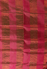 Magenta Katan Pure Silk Saree With Blouse Piece