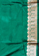Multicolor Kadwa Katan Pure Silk Saree With Blouse Piece