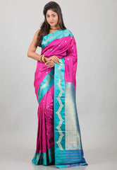 Rani Mashru Silk Saree with Blouse Piece - Adi Akshoy & Co.