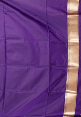 Purple Katan Silk Saree With Blouse Piece