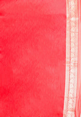 Tussar with Red Border Kanjivaram Silk Saree With Blouse Piece