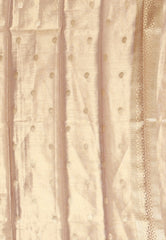 Golden Tissue Kanjivaram Silk Saree With Blouse Piece