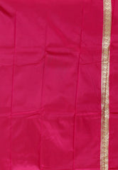 Peacock Blue Kanjivaram Silk Saree With Blouse Piece