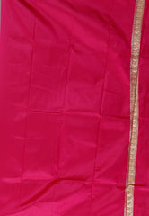 Peacock Blue Kanjivaram Silk Saree With Blouse Piece