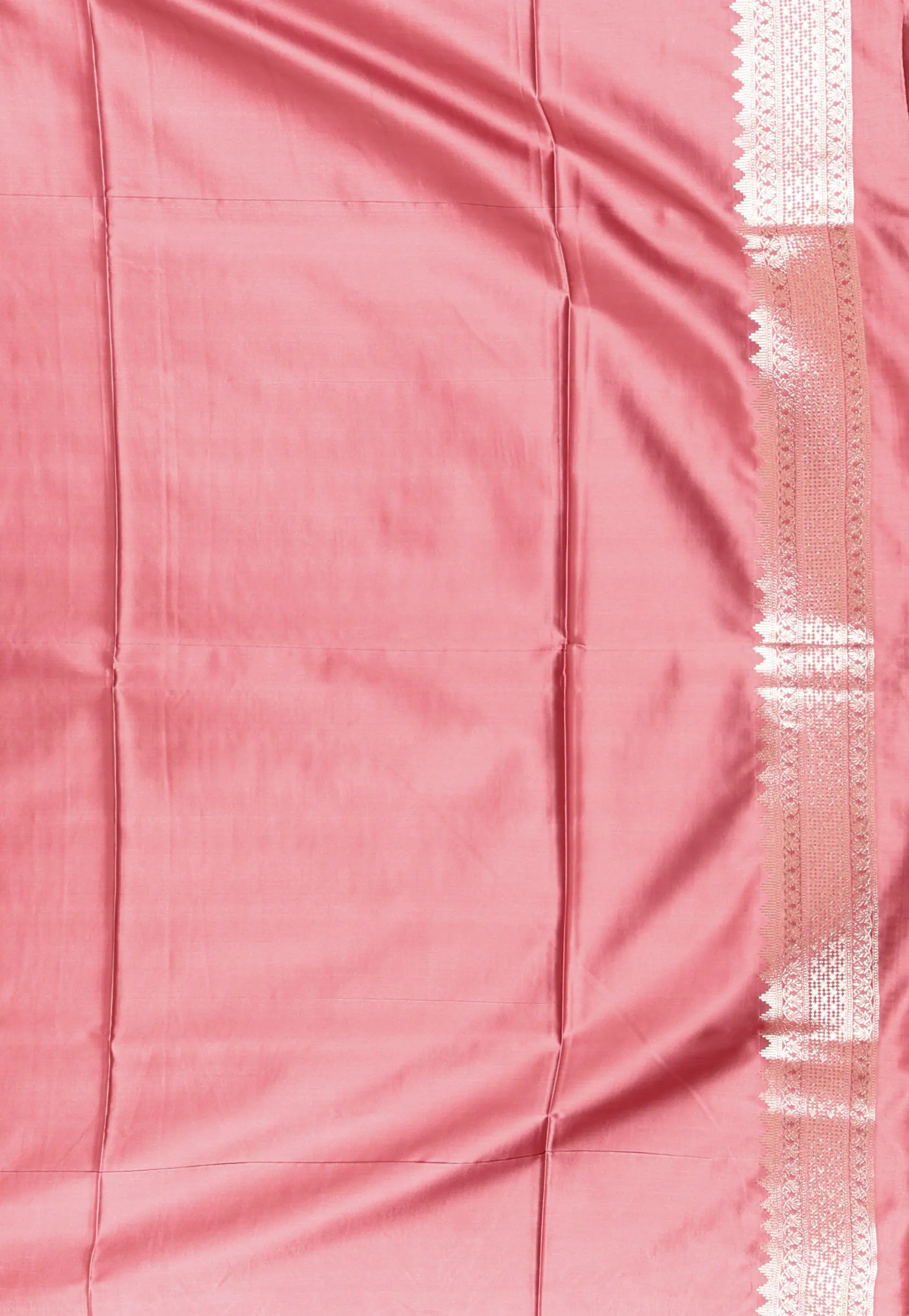 Onion Pink Mashru Silk Saree with Blouse Piece