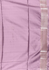 Purple Mashru Silk Saree with Blouse Piece