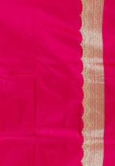 Parrot Green Kanjivaram Silk Saree With Blouse Piece