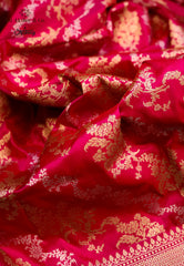 Rani Pure Exclusive Kadwa Katan Silk Saree with Blouse Piece - Adi Akshoy & Co.