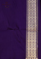 Purple Pure Exclusive Kadwa Katan Silk Saree with Blouse Piece - Adi Akshoy & Co.