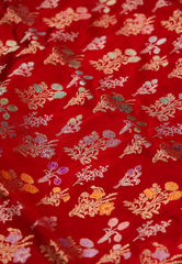 Red Pure Exclusive Kadwa Katan Banarasi Saree with Blouse Piece - Adi Akshoy & Co.