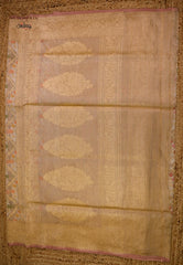 Tussar Colour Exclusive Pure Tissue Silk Saree with Blouse Piece - Adi Akshoy & Co.