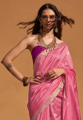 Rani Tussar Silk Saree with Blouse Piece - Adi Akshoy & Co.