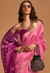 Rani Tussar Silk Saree with Blouse Piece - Adi Akshoy & Co.